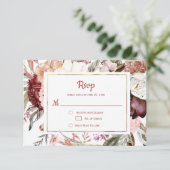 Réponse Fleurie Rose Terracotta Pêche de Marsala (Debout devant)