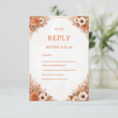 Réponse florale d'automne chaud (Debout devant)