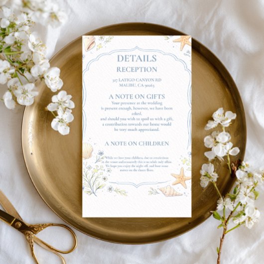 Réponse florale de coquillages côtiers