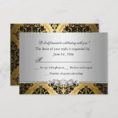 Réponse Jewel Damask Or & Argent (Devant / Derrière)