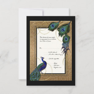 Réponse l'épousant formelle baroque d'or et de la