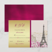 Réponse mariage Bourgogne Paris au printemps (Devant / Derrière)