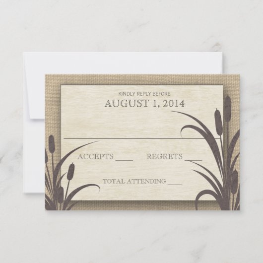 Réponse Mariage de Cattails Lake (Devant)