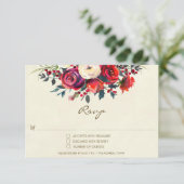 réponse mariage d'hiver roses baies jour férié (Debout devant)