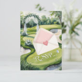 RÉPONSE mariage GOLF style aquarelle (Debout devant)