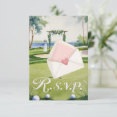 RÉPONSE mariage GOLF style aquarelle (Debout devant)