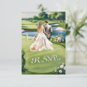 RÉPONSE mariage GOLF style aquarelle (Debout devant)