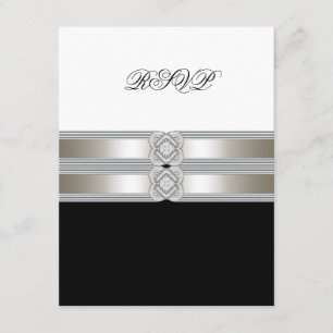 Réponse noir blanc RSVP