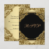 Réponse noir et or (Devant / Derrière)