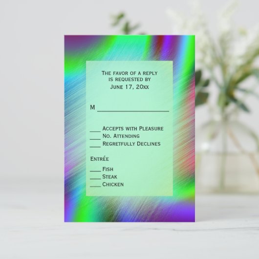 Réponse pour Bohemian Rainbow avec plats (Debout devant)