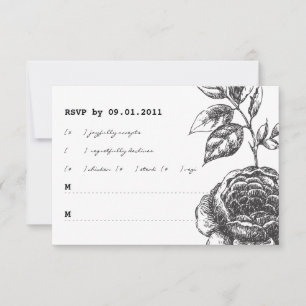 Réponse pour invitation de mariage au jardin de ro