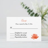 Réponse pour invitation de mariage hindou indien (Debout devant)