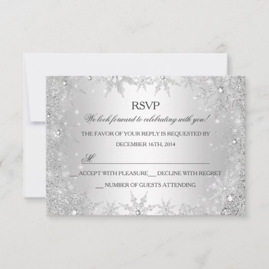 Réponse pour la fête de Noël Silver Winter Wonderl (Devant)