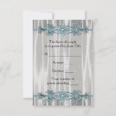 Réponse pour la soirée du Bal masqué Bleu sarcelle (Dos)