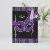 Réponse pour la soirée masquée noir blanc violet (Debout devant)