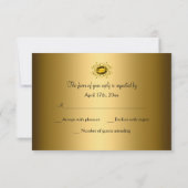 Réponse pour le 50e anniversaire de Gold Leaf & Ge (Dos)