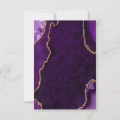 Réponse pour le choix de menu Agate Violet et Or (Dos)