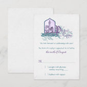 Réponse pour le Mariage au Château de Conte de Fée (Devant / Derrière)