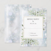 Réponse pour le Mariage de la verdure aux flocons  (Devant / Derrière)