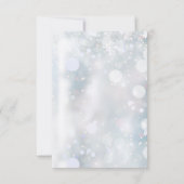 Réponse pour le Mariage de la verdure des flocons  (Dos)