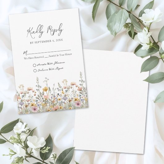 Réponse pour le Mariage Fleurs de Fleur Sauvage