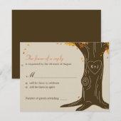 Réponse pour le mariage sous les chênes (Devant / Derrière)