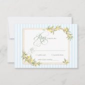 Réponse pour mariage à thème de rayure côtière de (Devant)