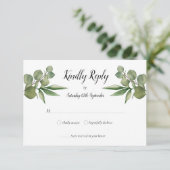 Réponse pour mariage avec verdure d'eucalyptus de (Debout devant)