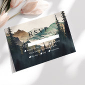 Réponse pour mariage Montagnes Forêt de Pins Aquar