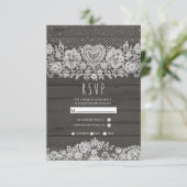 Réponse pour mariage rustique en bois blanc avec d (Debout devant)
