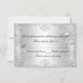 Réponse pour Sweet 16 Winter Sparkle Snowflake Ros (Dos)