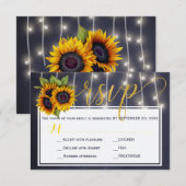 Réponse pour un mariage automnal rustique avec tou (Devant / Derrière)