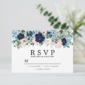 Réponse pour un mariage avec des fleurs roses et b (Debout devant)