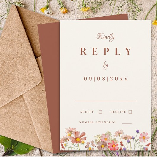 Réponse pour un mariage d'automne aux couleurs de