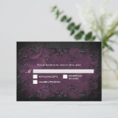 Réponse pour un mariage gothique Halloween violet (Debout devant)