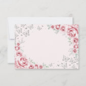 Réponse Quinceanera Argent Rose (Dos)