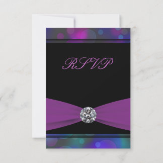 Réponse Quinceanera bleu sarcelle violet