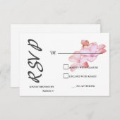 Réponse Répondre Moderne Plaine Minimaliste Fleur (Devant / Derrière)