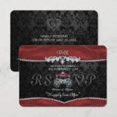 Réponse RSVP Conte de Fées Royal (Devant / Derrière)