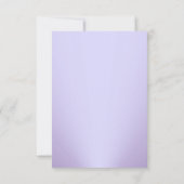 Réponse RSVP damassé vintage violet (Dos)