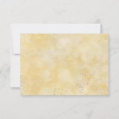 Réponse RSVP de mariage Fleur de marguerite de Sha (Dos)