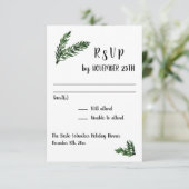 Réponse RSVP de réception d'événement de fête de v (Debout devant)