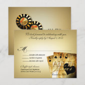 Réponse RSVP Deluxe Howard et Milita Las Vegas (Devant / Derrière)