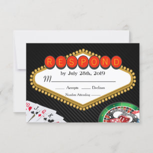 Réponse RSVP Enseigne Casino Vegas