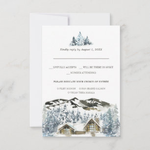 Réponse RSVP pour Montagne d'Hiver Rustique avec C