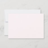 Réponse RSVP Rose Fardée (Dos)