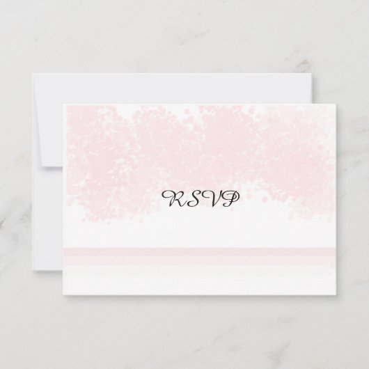 Réponse RSVP Rose Pâle (Devant)