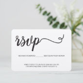 Réponse RSVP rustique sans envoyer de siège réserv (Debout devant)