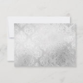 Réponse RSVP Silver Rose (Dos)