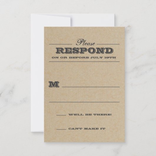 Réponse Rustique Trophée Grey (Devant)